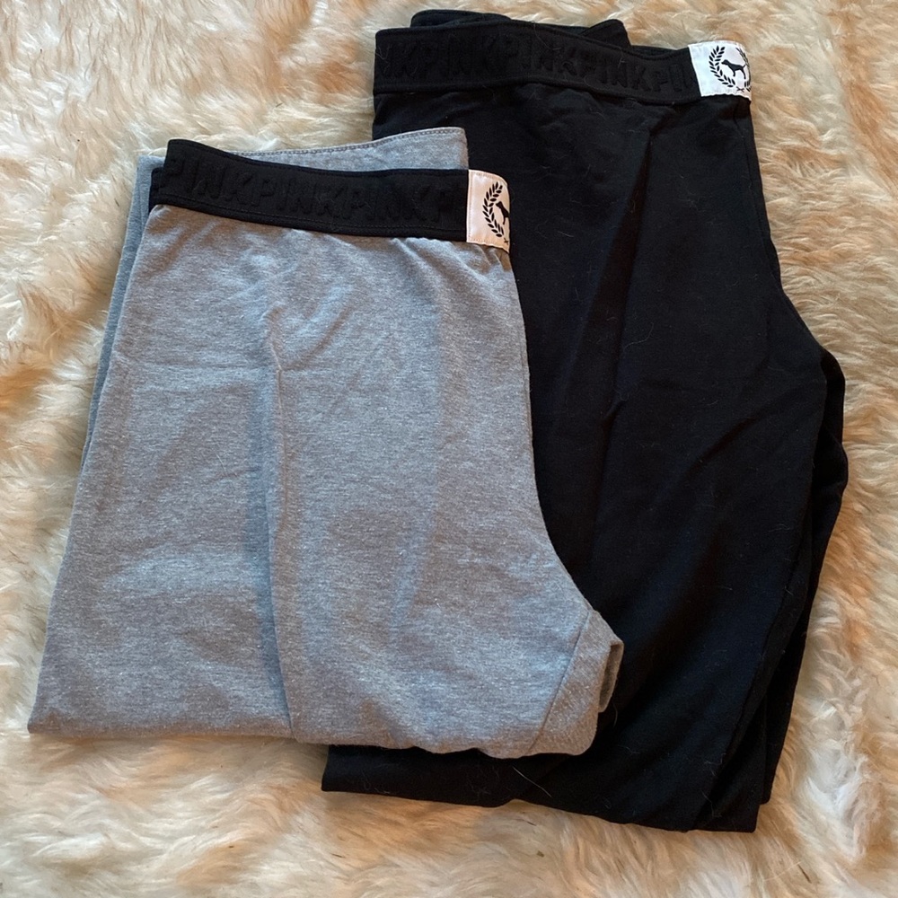 Victoria’s Secret pink cotton 7/8 yoga leggings